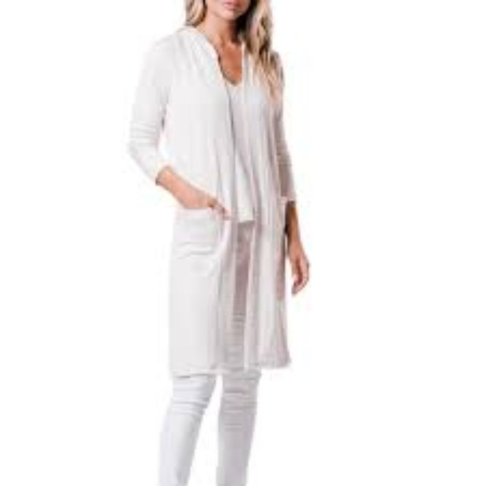 Southcott Acapulco Cardigan - Very light pink (Shell) - Size 1 (small)